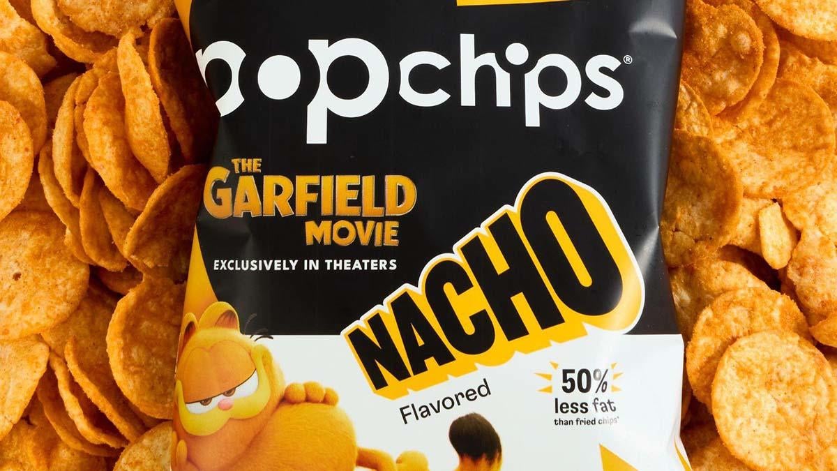 The Garfield Movie Reveals New Limited Edition Popchips Nacho Bags