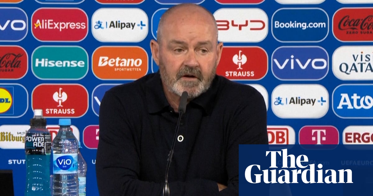 '100% penalty': Steve Clarke criticises referee after Scotland exit Euro 2024 – video | Scotland