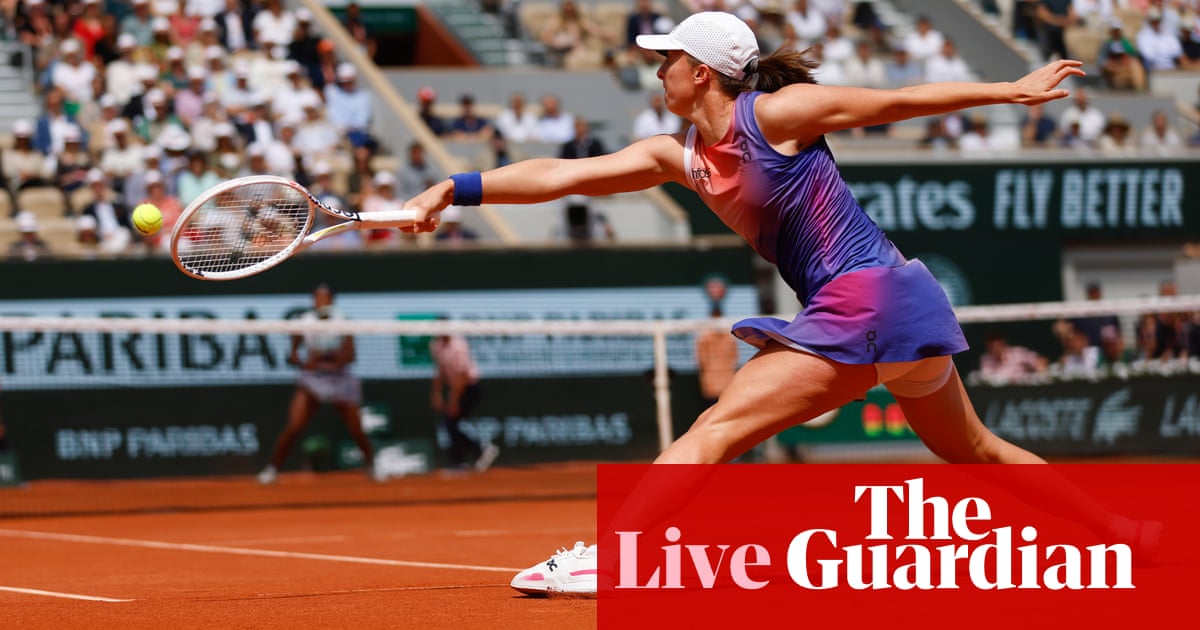Iga Swiatek v Coco Gauff: French Open women’s singles semi-final – live | French Open 2024