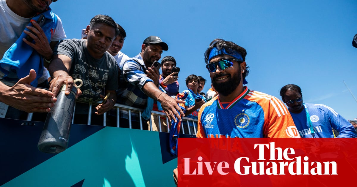 India v Pakistan: T20 Cricket World Cup – live | T20 World Cup 2024