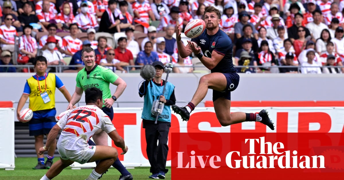 Japan v England: rugby union international – live | Rugby union