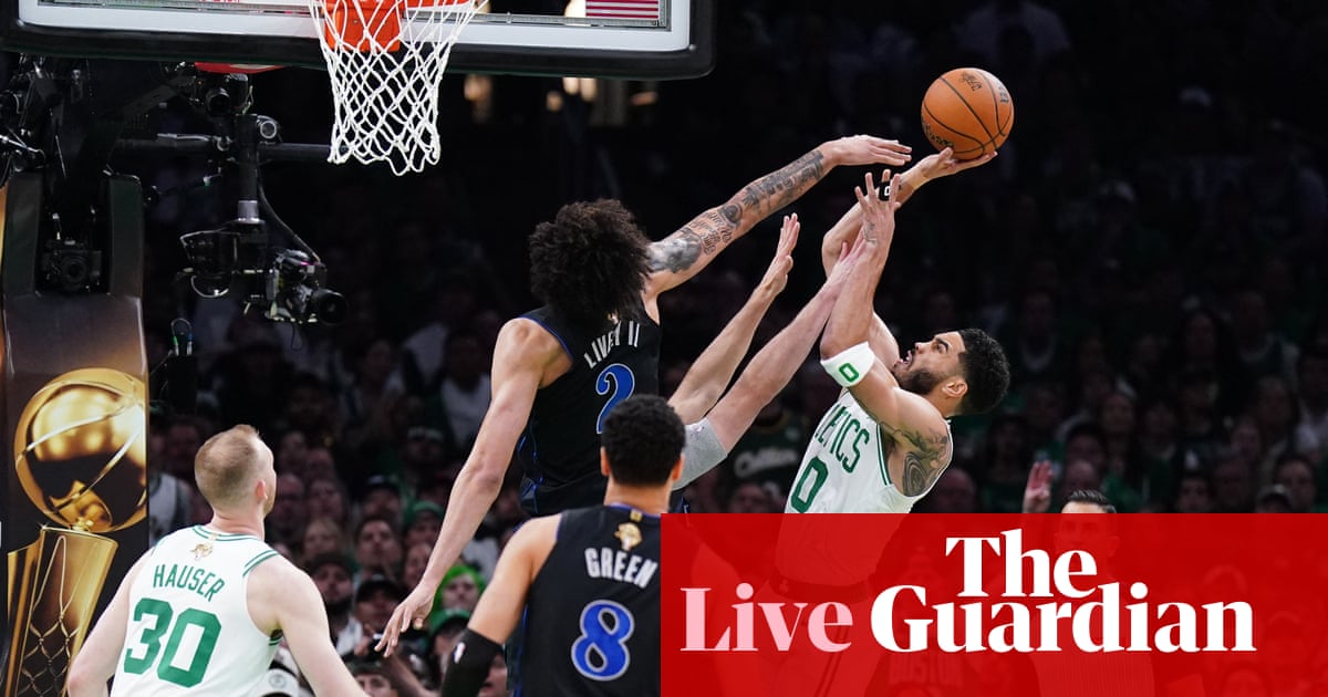 Dallas Mavericks v Boston Celtics: NBA finals Game 1 – live | NBA finals