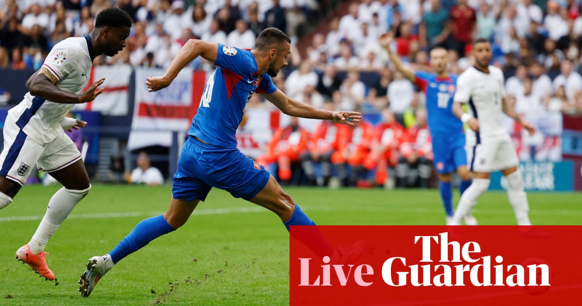 Euro 2024: England v Slovakia – live | Euro 2024