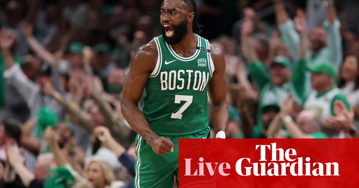 NBA finals 2024 Game 5: Boston Celtics beat Dallas Mavericks to win title – live | NBA finals