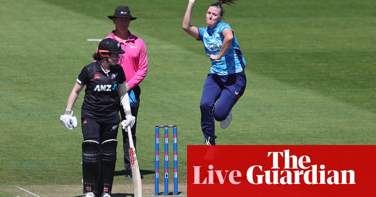 England v New Zealand: first women’s cricket ODI – live | Cricket