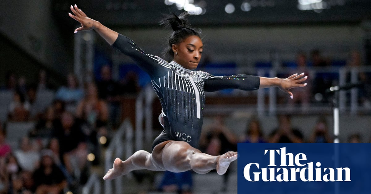 Simone Biles soars to early lead at US Championships on best night of comeback | Gymnastics