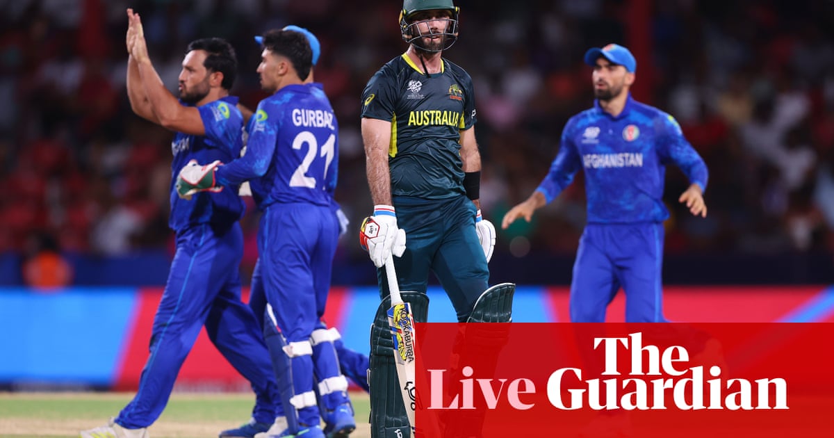 T20 World Cup 2024: Australia fall to shock defeat against Afghanistan – live reaction | T20 World Cup 2024