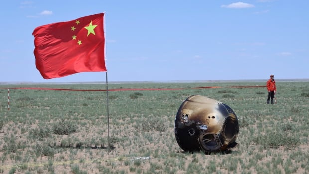 China's Chang'e 6 lunar probe returns to Earth with first samples from moon's far side