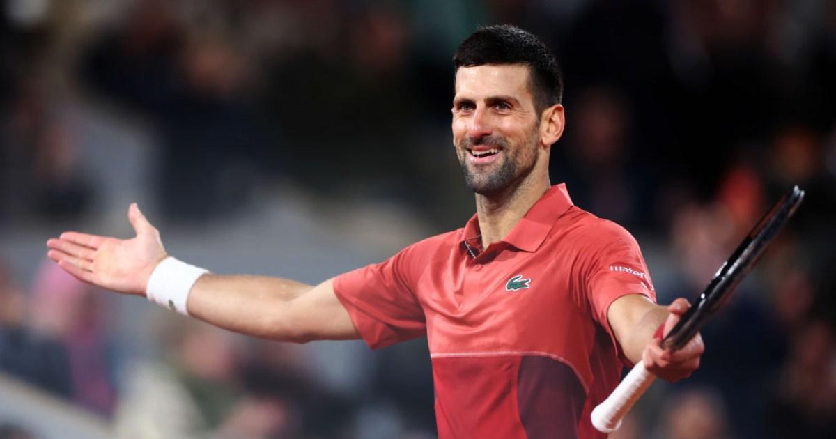 Novak Djokovic wants 'party' after equalling Roger Federer record at French Open