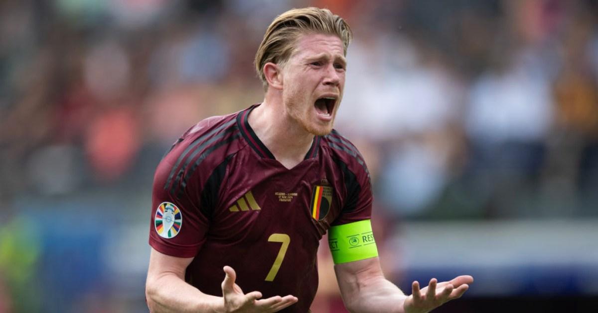 Kevin De Bruyne storms out of interview after Belgium Euro 2024 defeat | Football