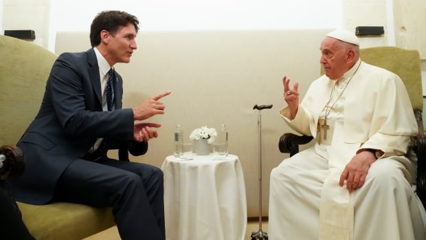 Trudeau meets Pope before pontiff’s speech on promises, perils of AI
