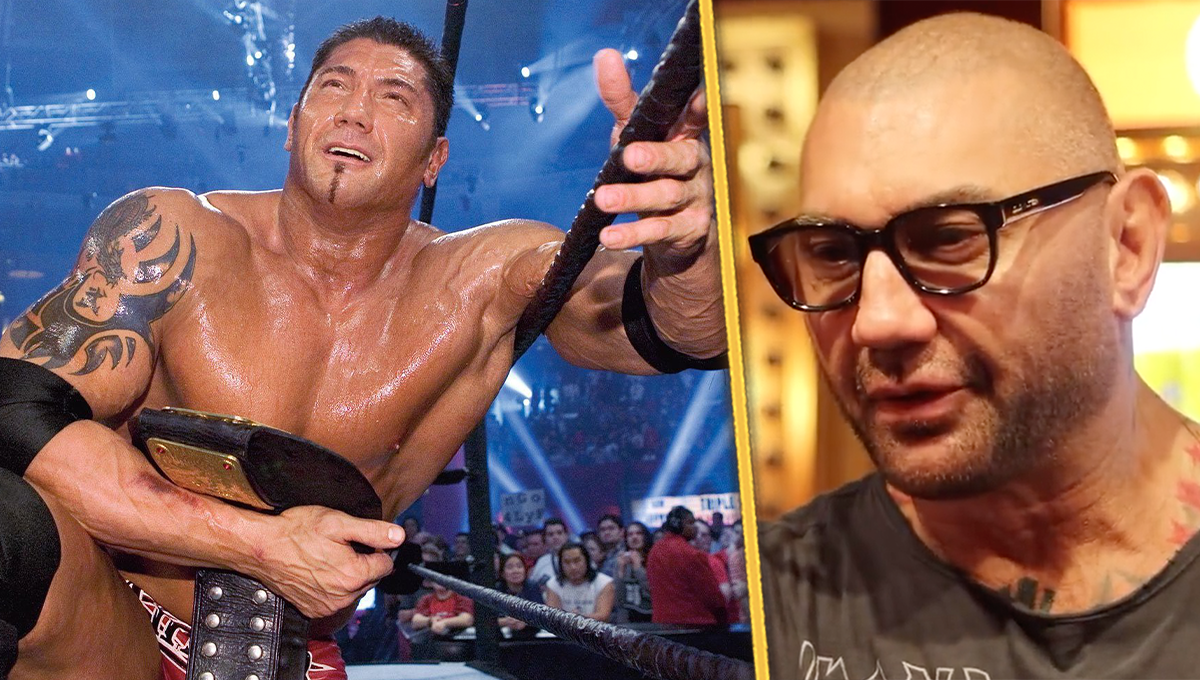 Dave Bautista Reveals He’s Sneaking His WWE Finishing Move Into Movies (Exclusive)