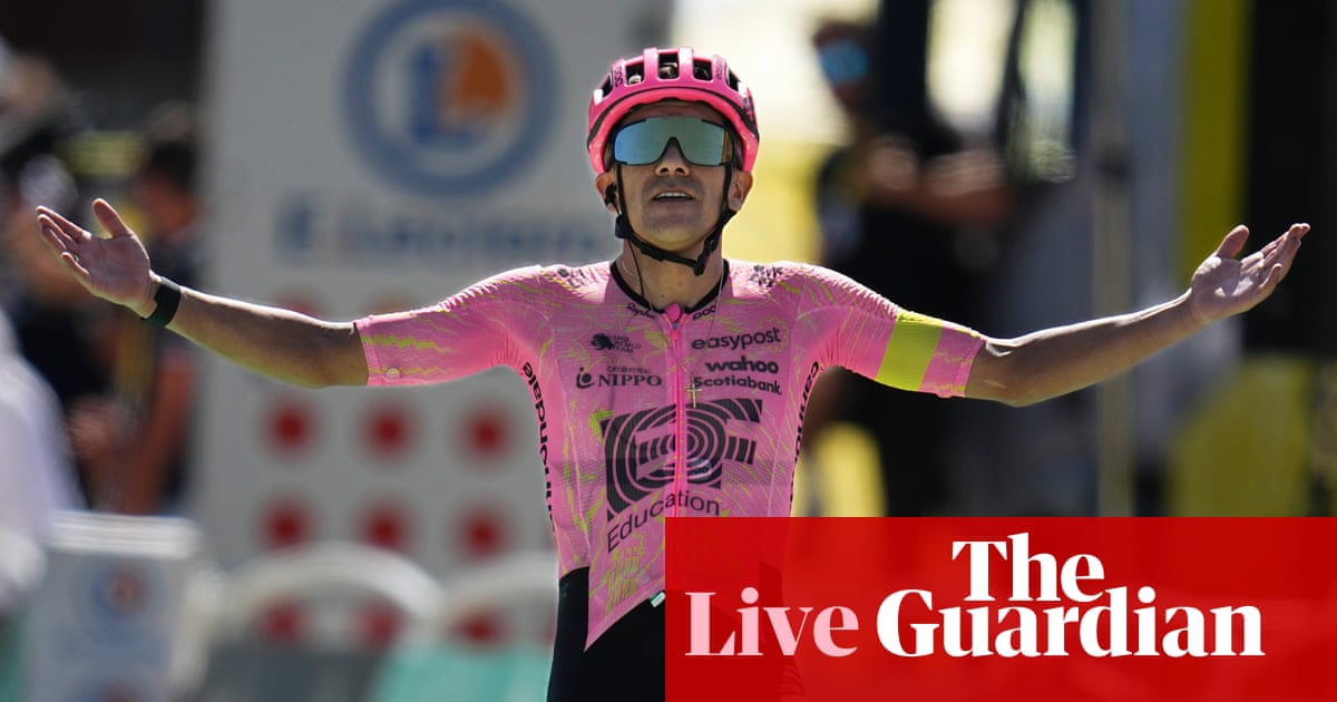 Tour de France 2024 – Richard Carapaz wins stage 17 as race returns to the Alps – live | Tour de France