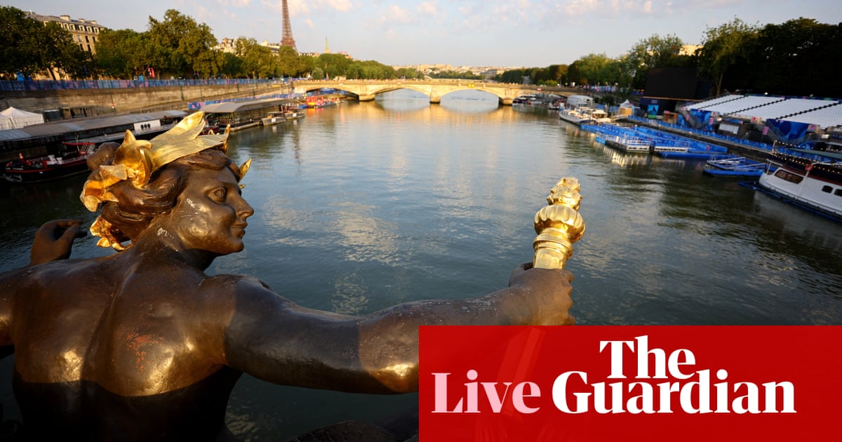 Paris 2024 Olympics day four: triathlon postponed due to pollution; hockey, beach volleyball and more – live | Paris Olympic Games 2024