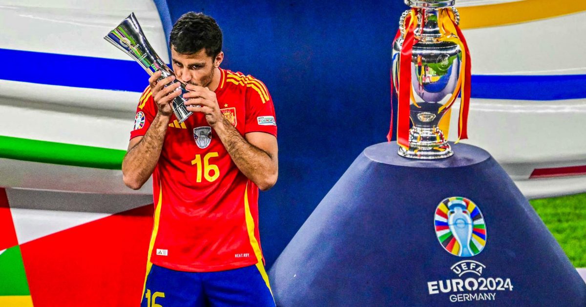 Spain’s Rodri named best player of Euro 2024