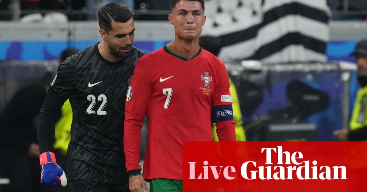 Euro 2024: Ronaldo talks of relief after being ‘at rock bottom’ in emotional victory – live | Euro 2024