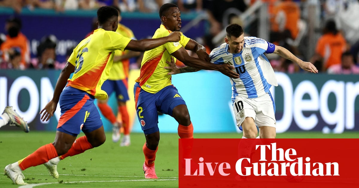 Argentina v Colombia: Copa América 2024 final – live updates | Copa América