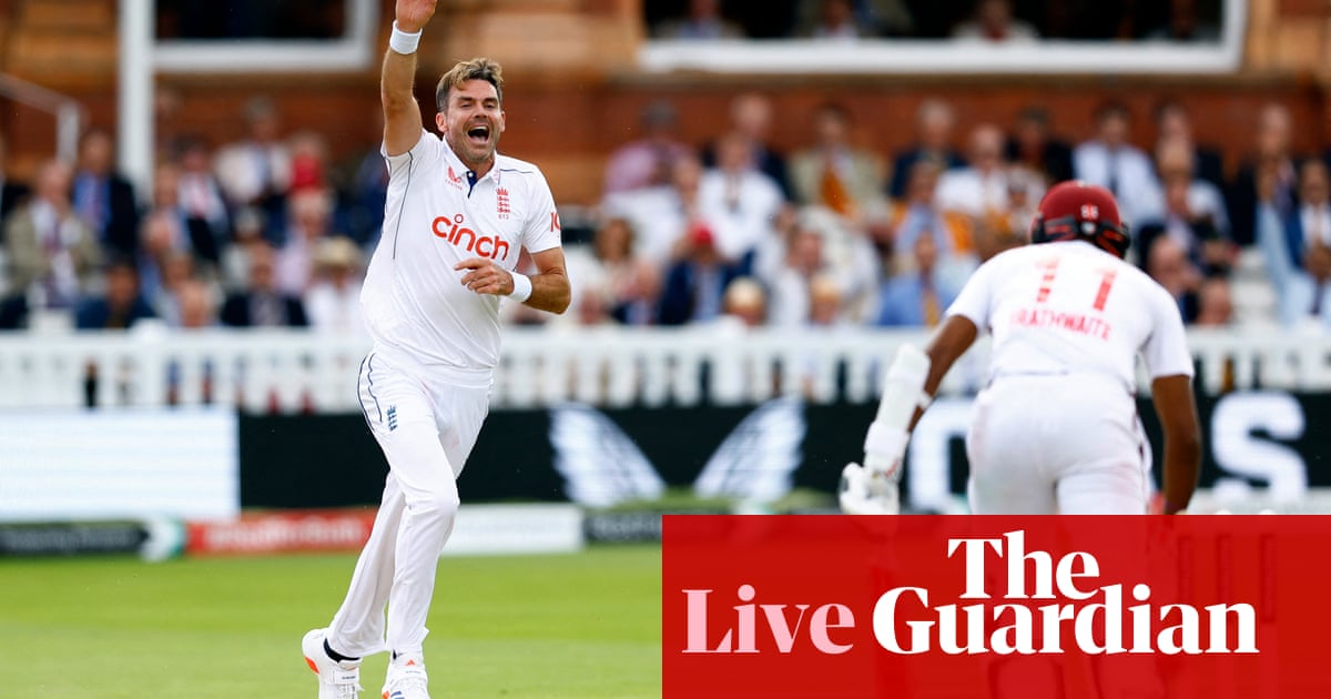 England v West Indies: first cricket Test, day two – live | England v West Indies 2024