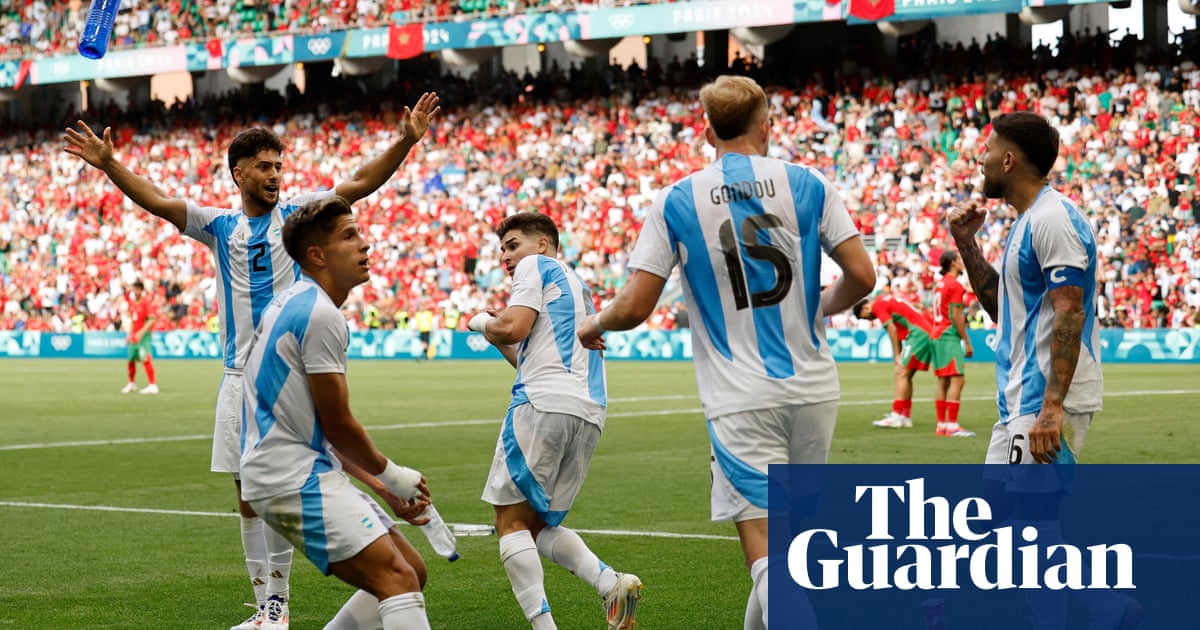 Argentina v Morocco at Olympics mired in chaos following pitch invasion | Paris Olympic Games 2024