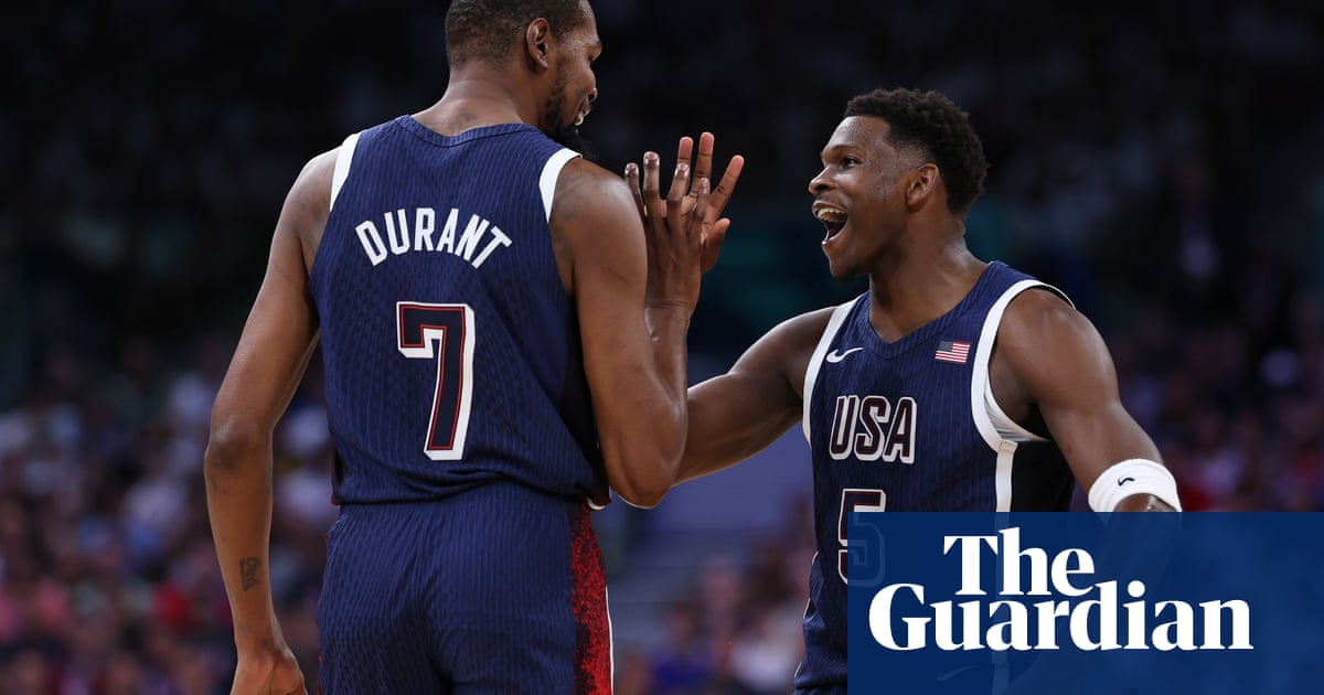 Kevin Durant dazzles in US victory as French crowd boo Joel Embiid | USA Olympic team