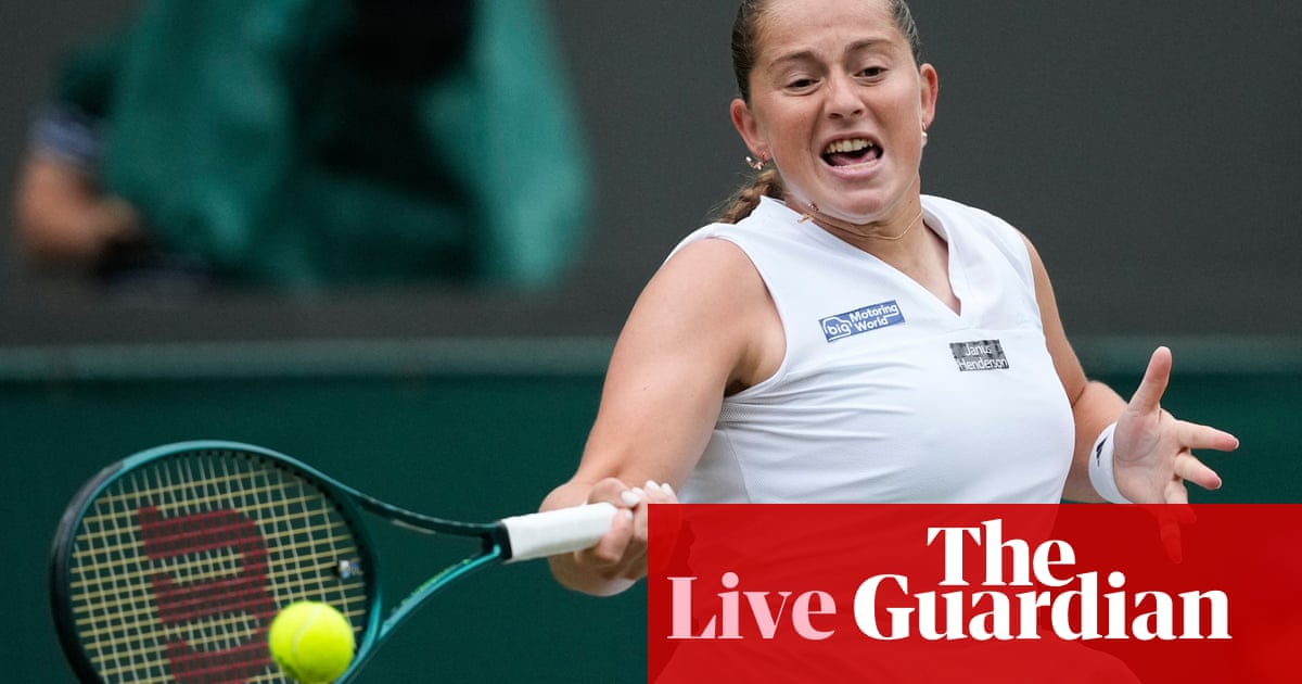 Wimbledon 2024: Ostapenko v Krejcikova, Djokovic into semis after De Minaur pulls out – live | Wimbledon 2024