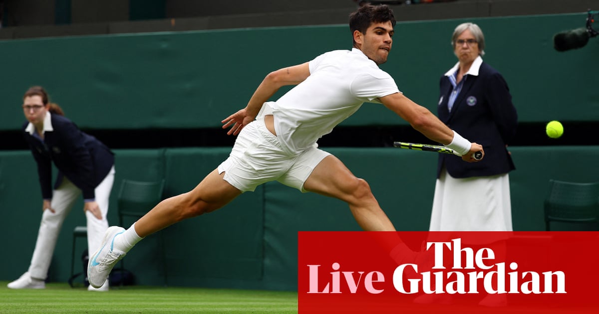 Wimbledon 2024: Alcaraz v Vukic, Muller v Medvedev, Kartal v Burel, Gauff through – live | Wimbledon 2024