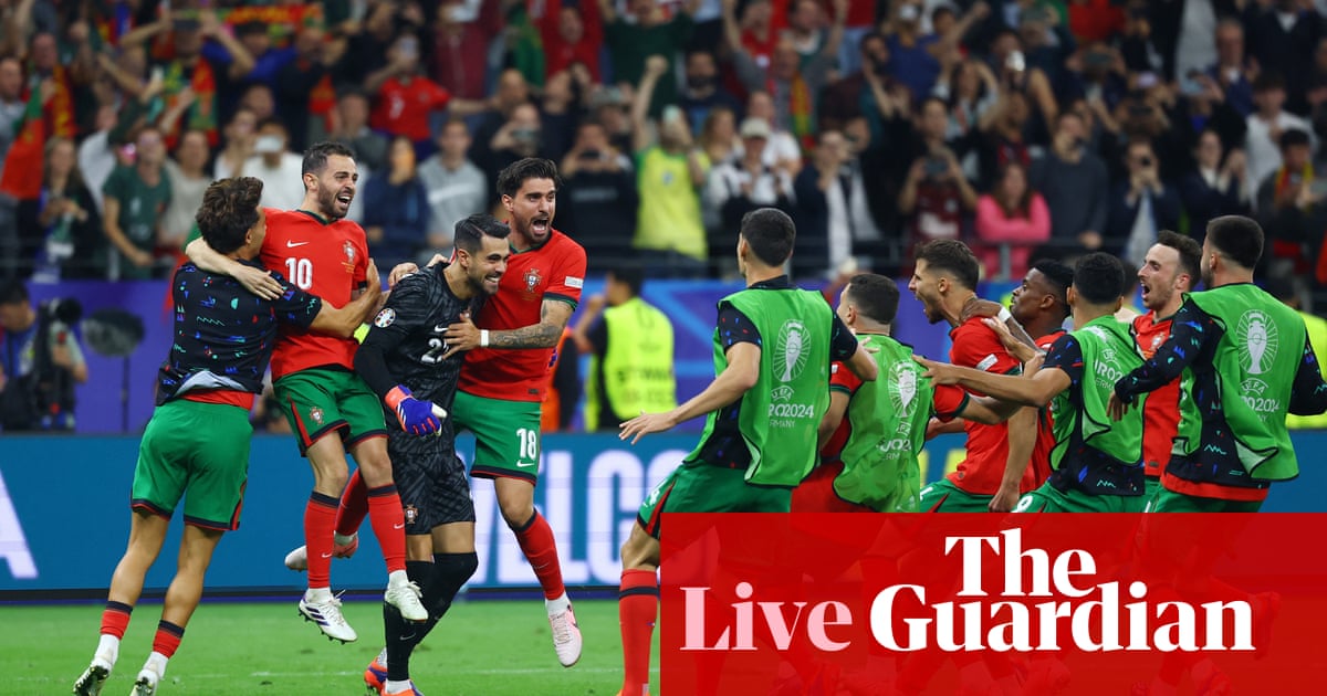Portugal 0-0 Slovenia (aet; pens 3-0): Euro 2024, last 16 – as it happened | Euro 2024