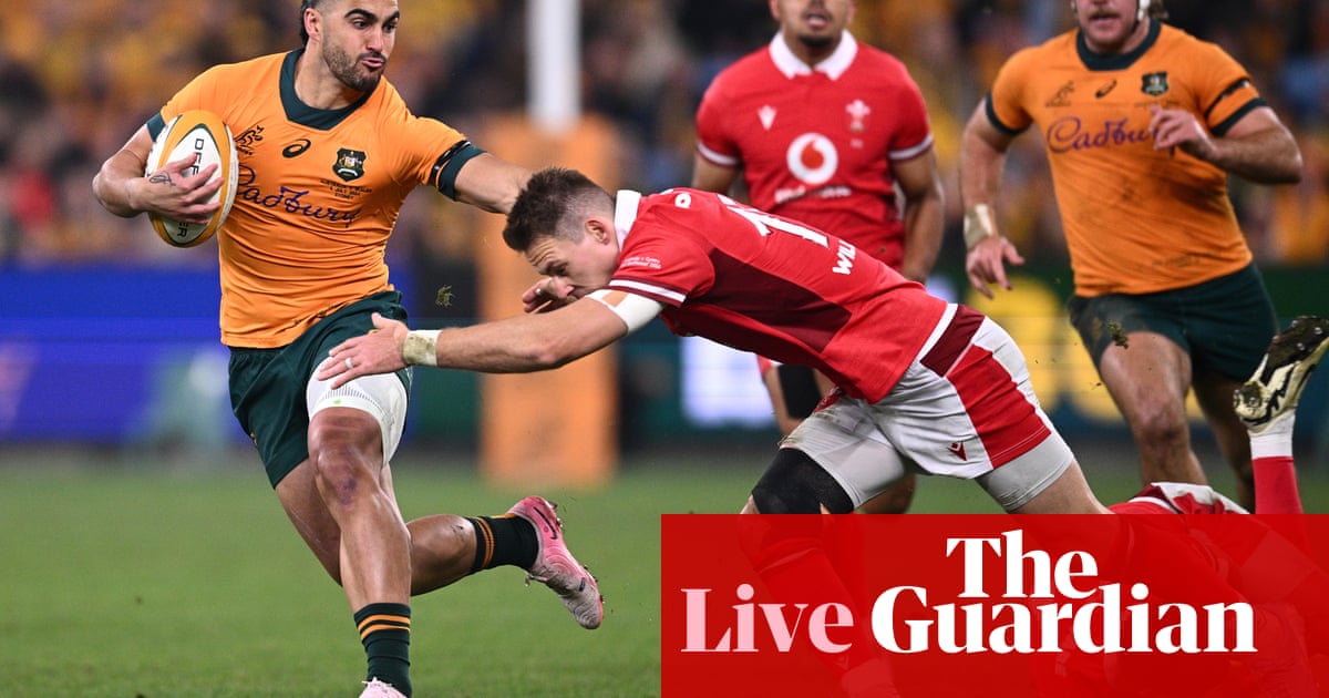 Australia v Wales: rugby union international – live | Rugby union