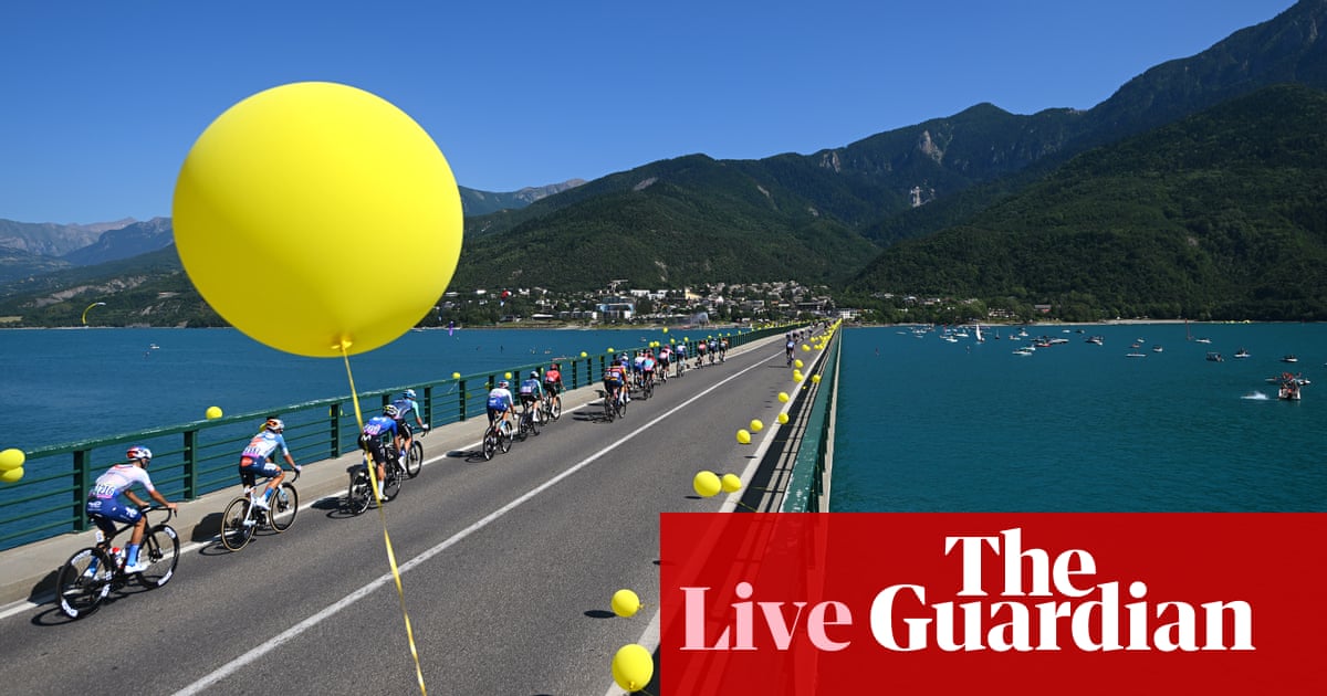 Tour de France 2024: riders tackle more hills on stage 18 to Barcelonnette – live | Tour de France 2024