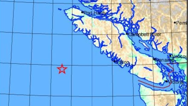 6.4M quake that struck off B.C. is part of recent 'swarm': agency