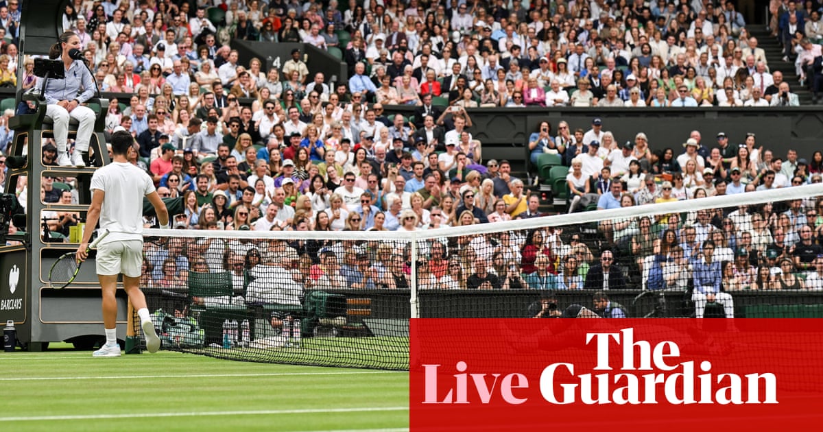 Wimbledon 2024: Alcaraz v Tiafoe, Paolini beats Andreescu in third round – live | Wimbledon 2024