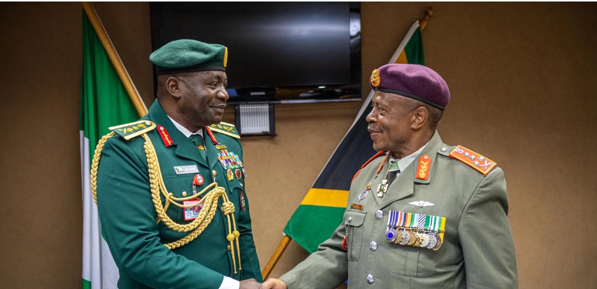 Chief of Defence Staff, Gen. Christopher Musa, Chief of South Africa National Defence Force, Gen. Rudzani Maphwanya