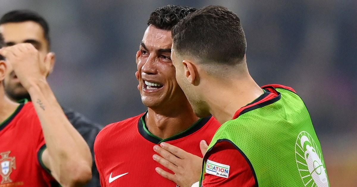 The real reason Cristiano Ronaldo cried in Portugal Euro 2024 win over Slovenia | Football