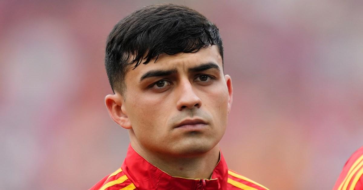 Why isn't Pedri playing for Spain in Euro 2024 final against England? | Football