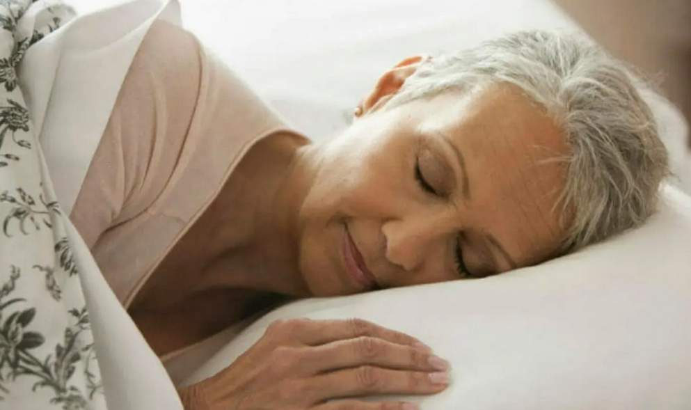 Is there any specific number of hours older adults should sleep to lower blood pressure?