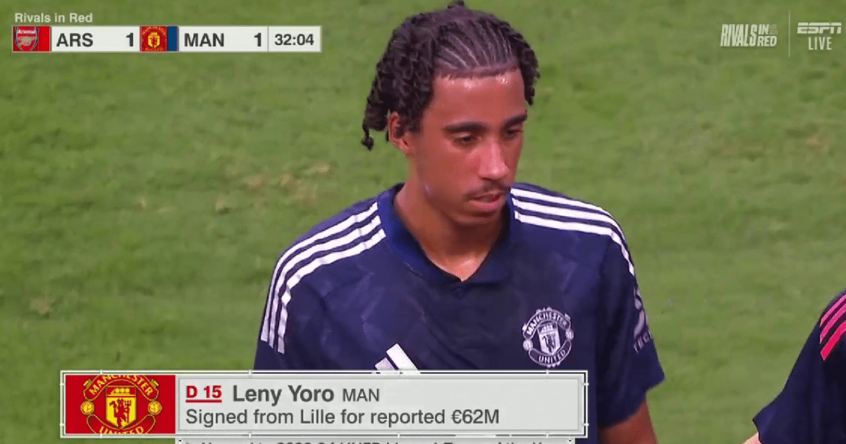 Leny Yoro injury update provided by Man Utd manager Erik ten Hag | Football