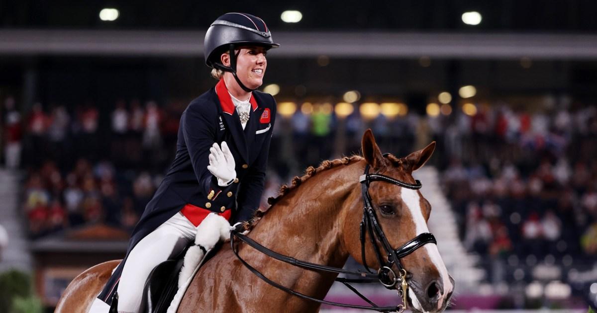 Charlotte Dujardin ‘beat horse excessively with whip’ in video that forced Olympics withdrawal