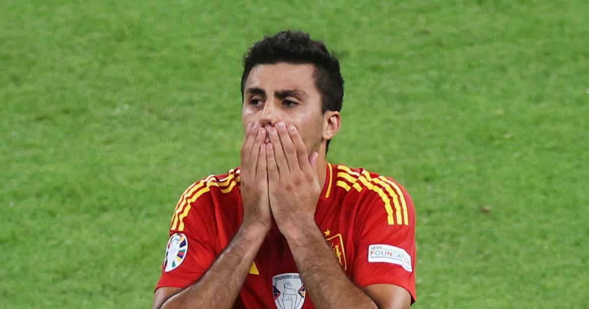 Why Rodri was subbed off in Spain vs England Euro 2024 final | Football