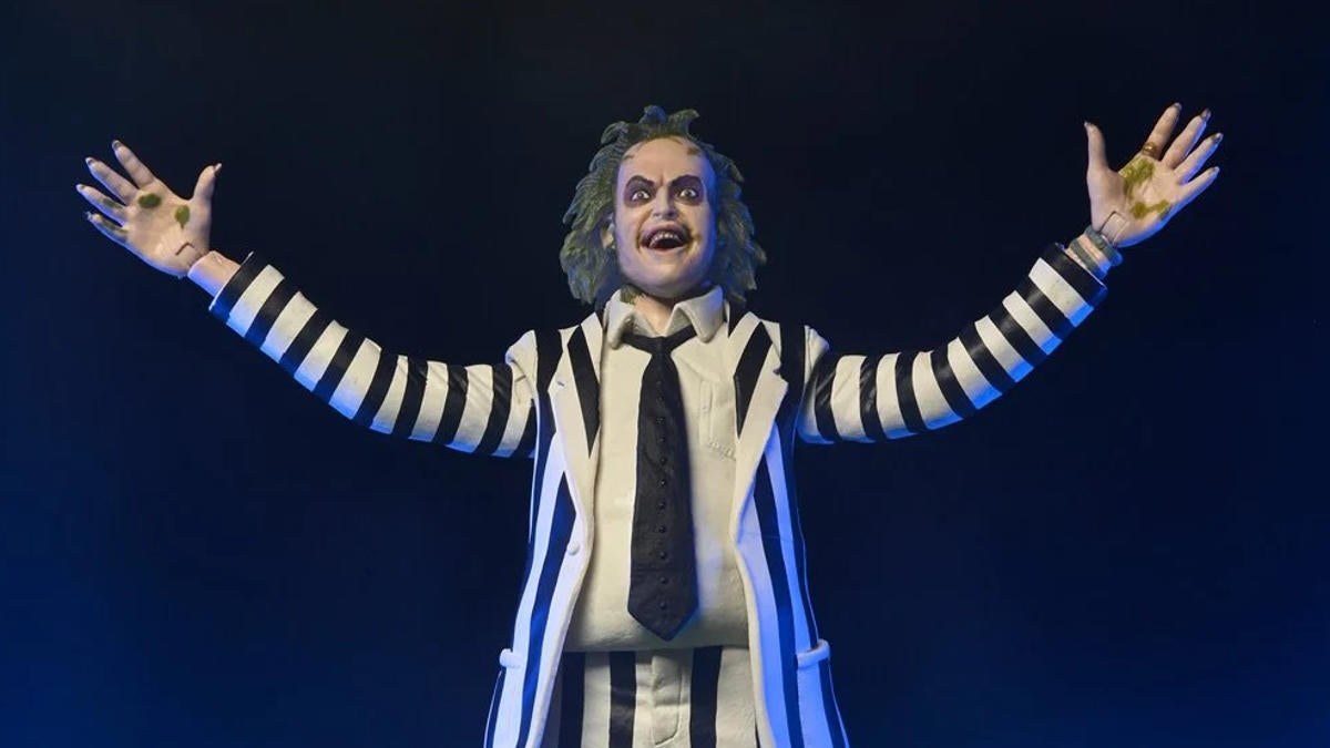 Giant Talking Beetlejuice NECA Figure Returns After Almost 20 Years