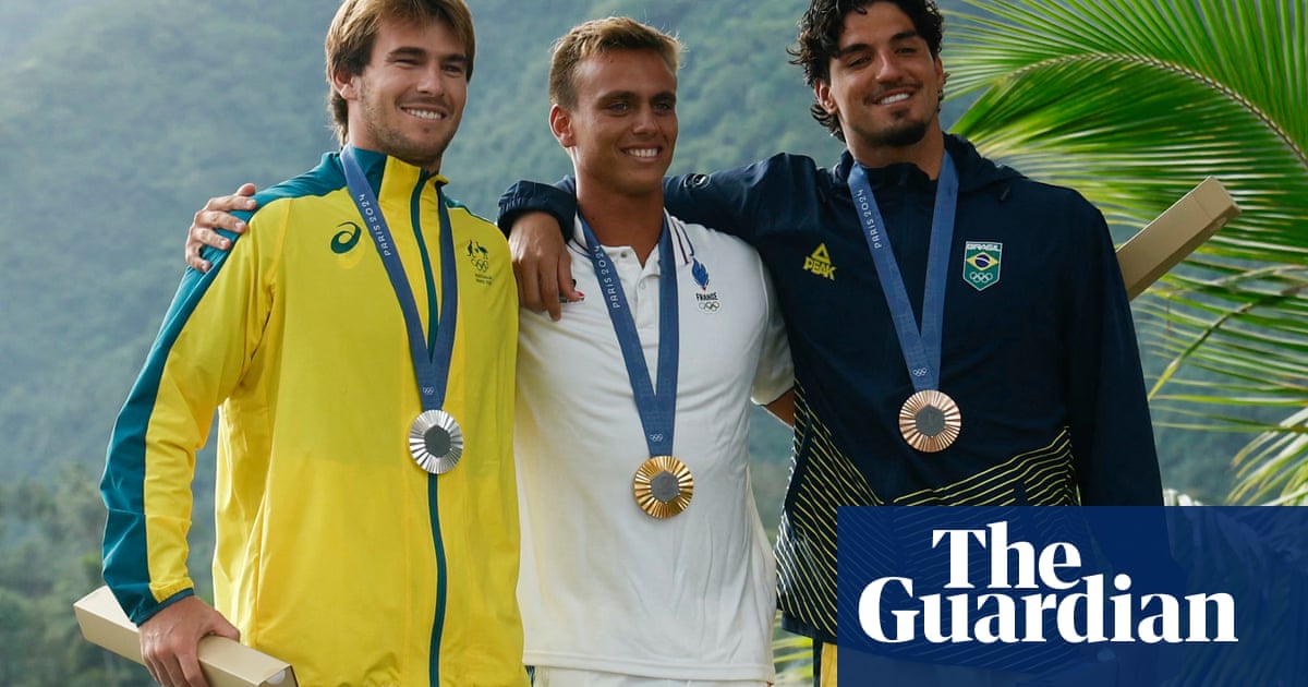 Australia’s Jack Robinson secures surfing silver as local hero claims Olympic gold in Tahiti | Paris Olympic Games 2024