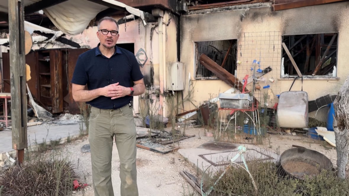 Inside one of the Israeli kibbutzes devastated by Hamas on Oct. 7