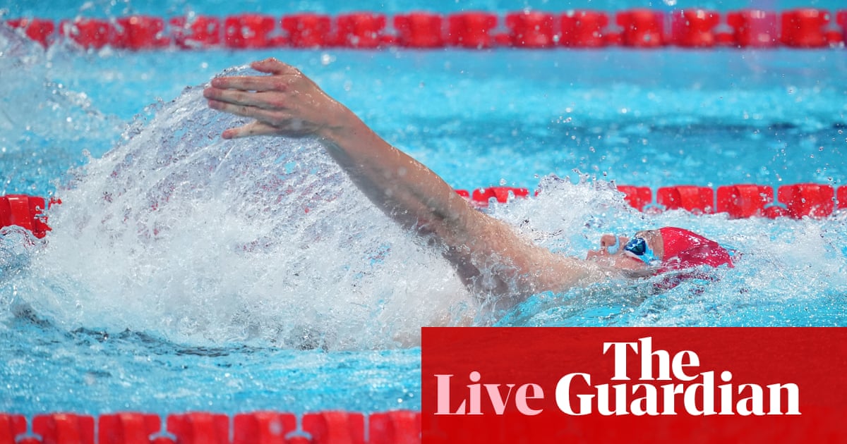 Paris 2024 Paralympics day three: GB’s Clegg wins gold with world record in pool – live | Paris Paralympic Games 2024