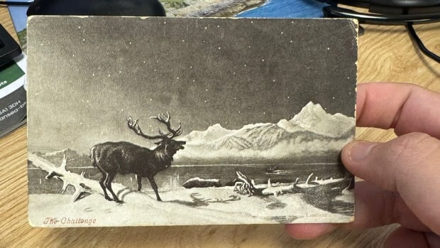 A bank in Wales says it received a postcard from 121 years ago