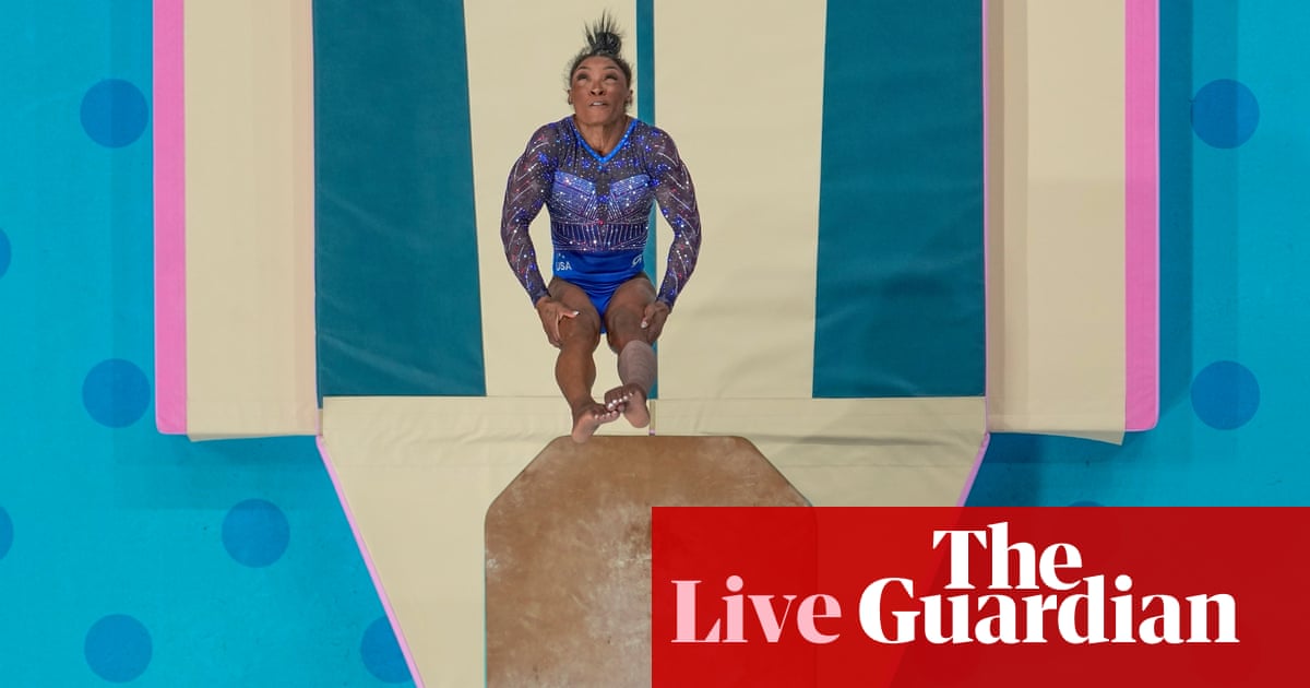 Olympic gymnastics live: Simone Biles goes for all-around gold in Paris | Paris Olympic Games 2024