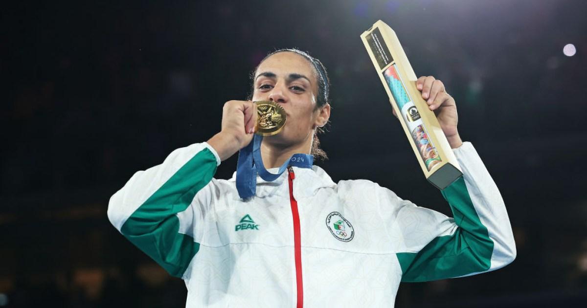 Imane Khelif issues defiant message after winning historic women’s boxing gold