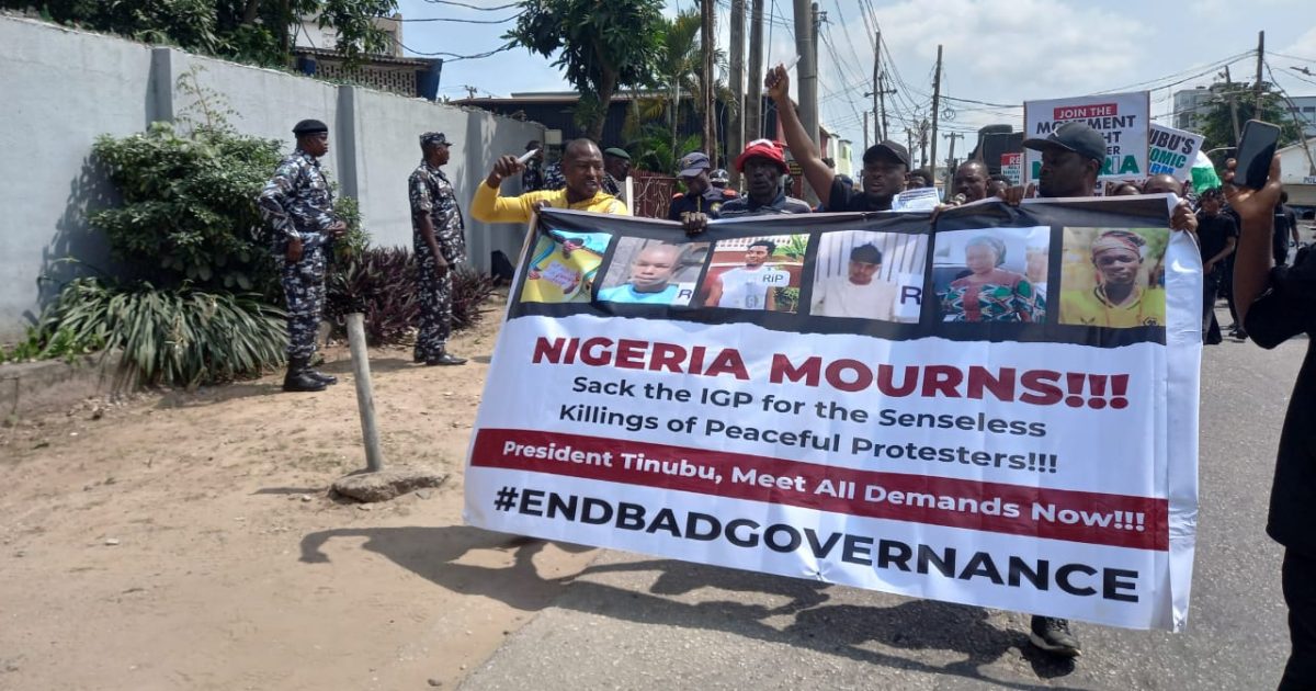 #EndBadGovernanceInNigeria protest organisers call for IG's sacking