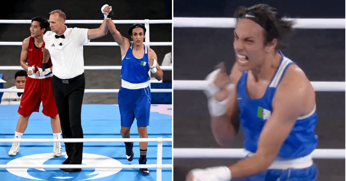 Imane Khelif unleashes joyous celebration after reaching women’s Olympic boxing final