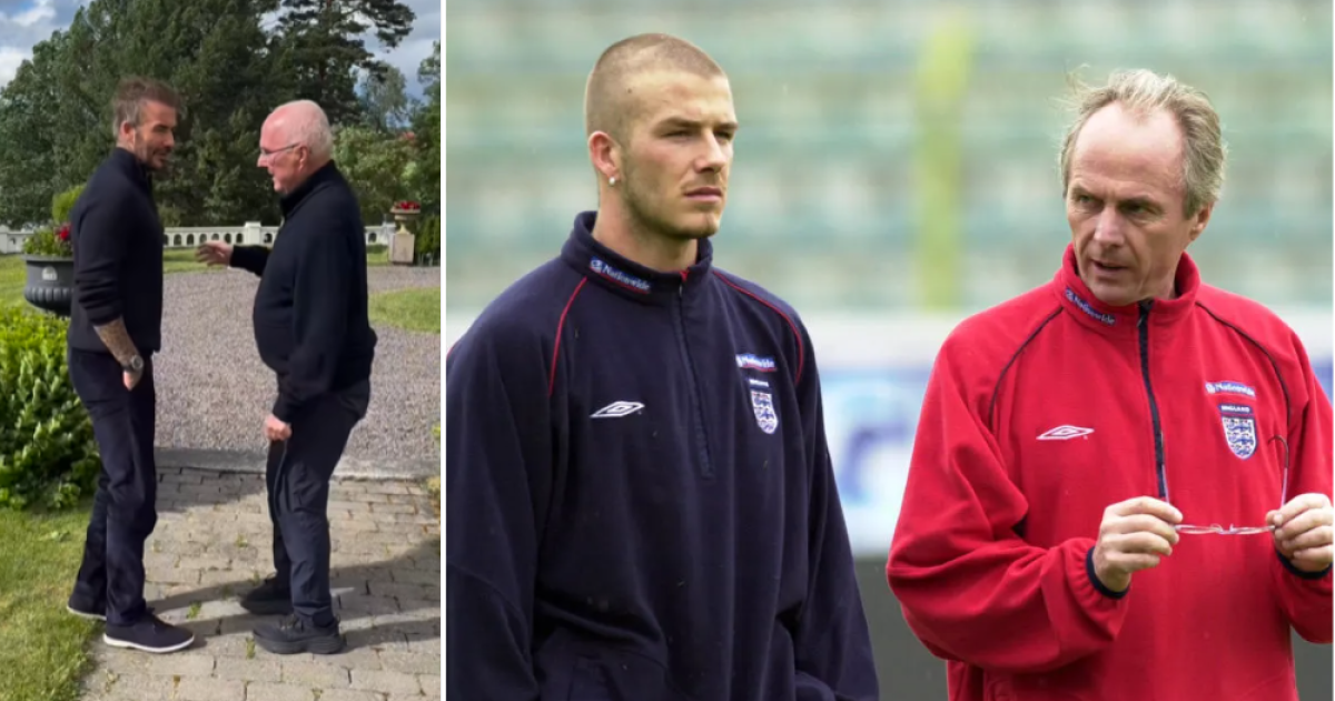 David Beckham shares emotional video of final moment he spent with Sven-Goran Eriksson | Football