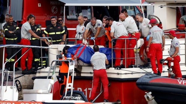 5 bodies found by divers in Sicily yacht search, 1 person still unaccounted for