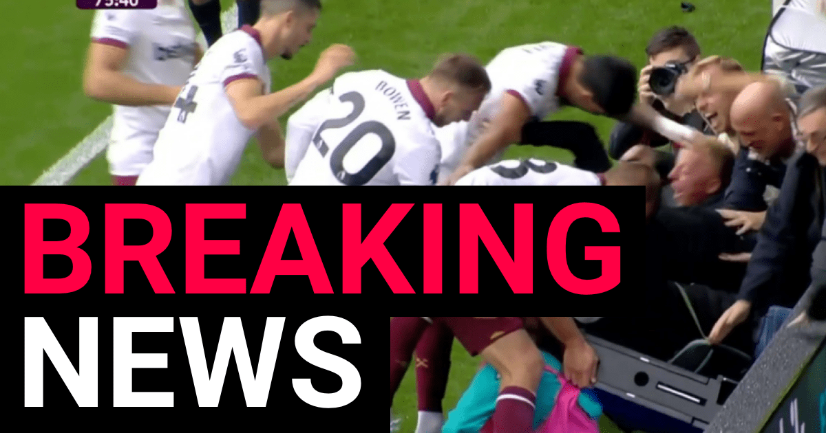 West Ham star rescues ball boy after fans fall through advertising boards | Football